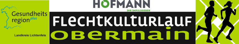 Banner, Flechtkulturlauf Obermain.