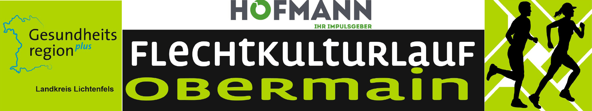 Banner, Flechtkulturlauf Obermain.